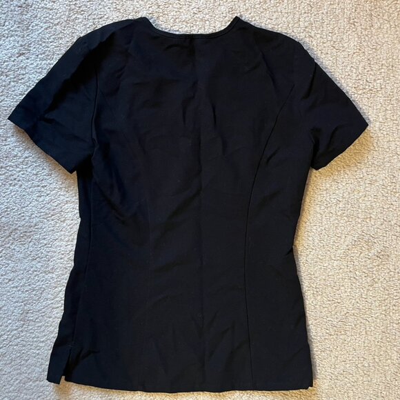 Figs Black Slim Catarina- One-Pocket Scrub Top - Picture 3 of 4